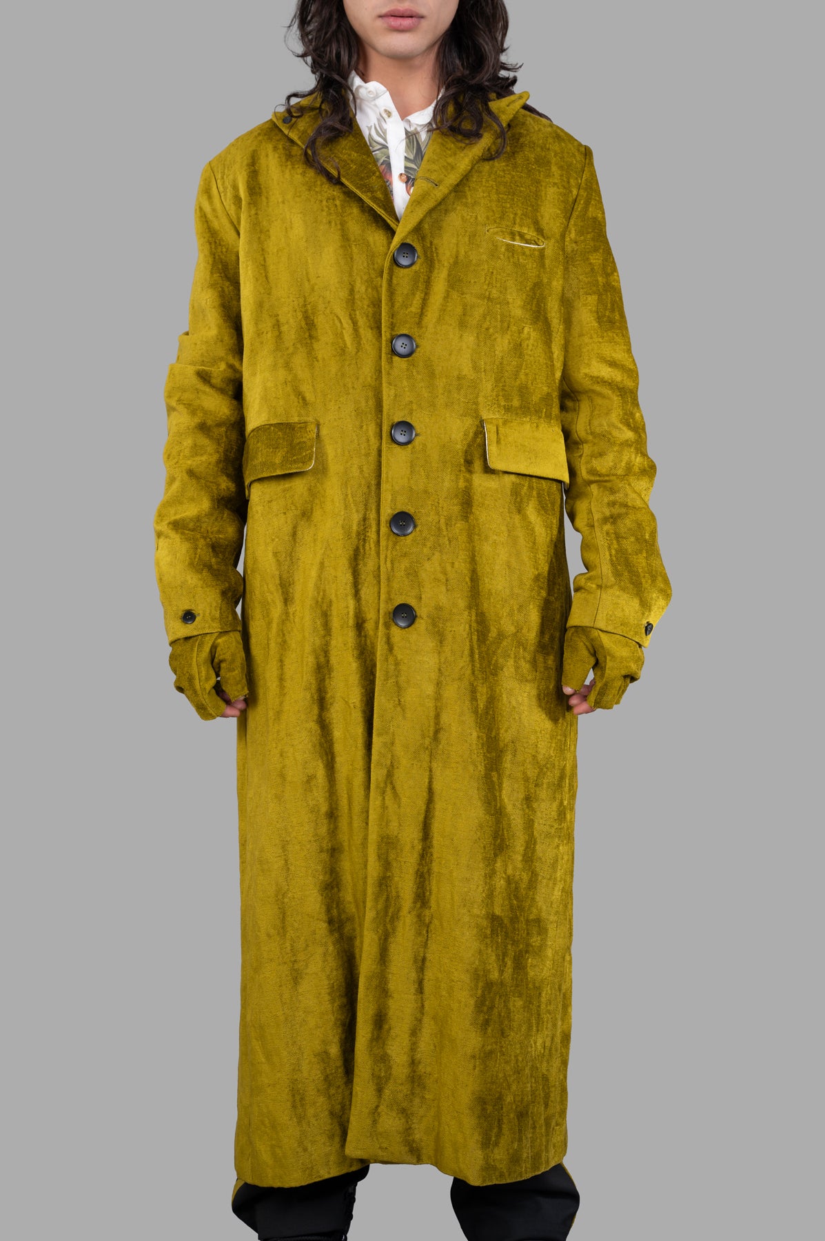 Mustard Maxi Coat