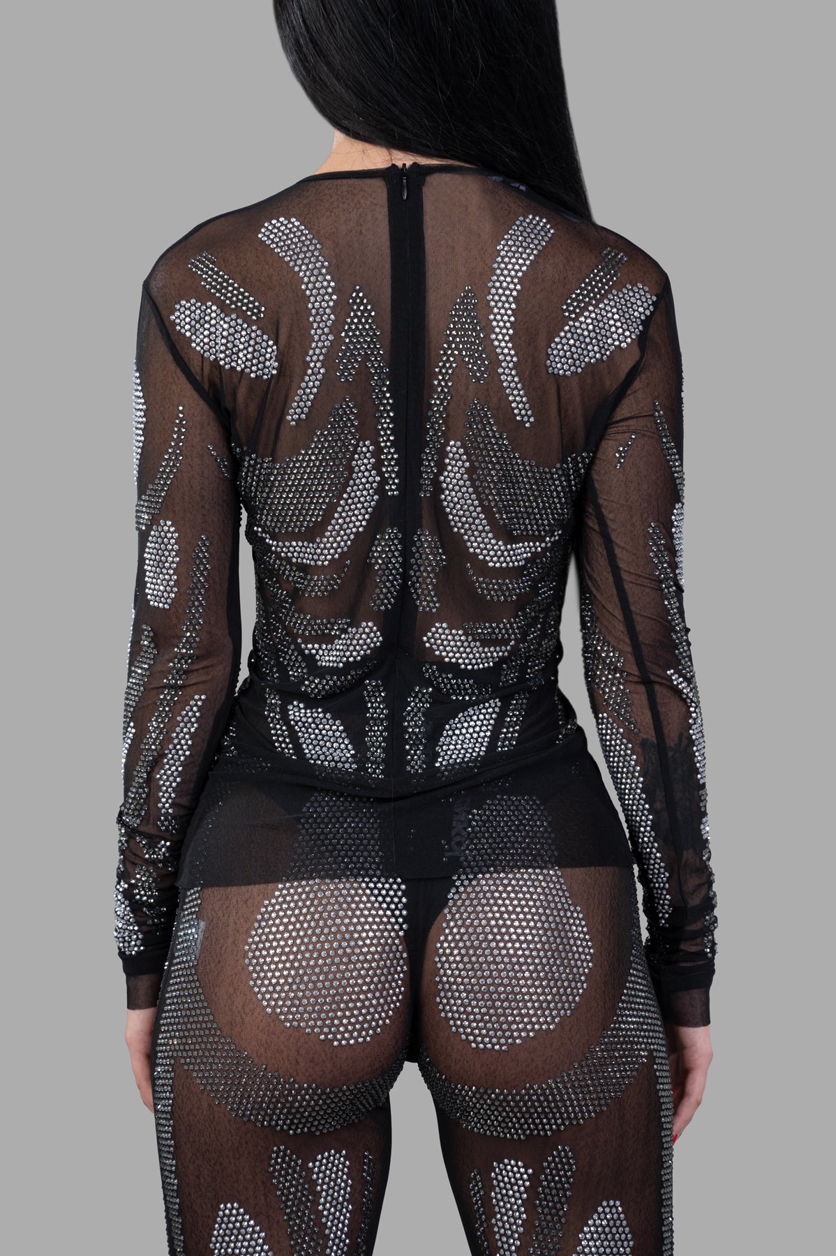 Rhinestones Embellished Top