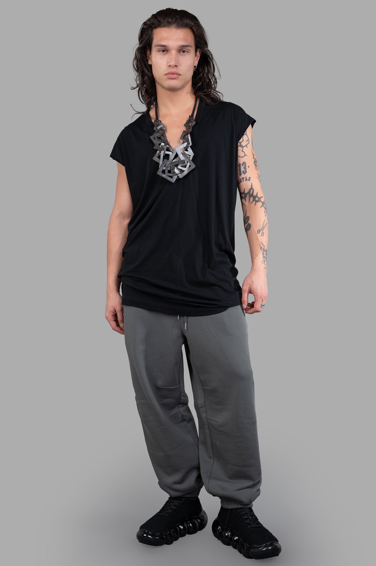 Curved Sweatpants