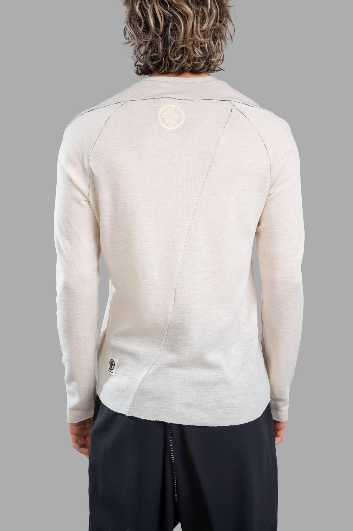 Contrast-stitch Sweater