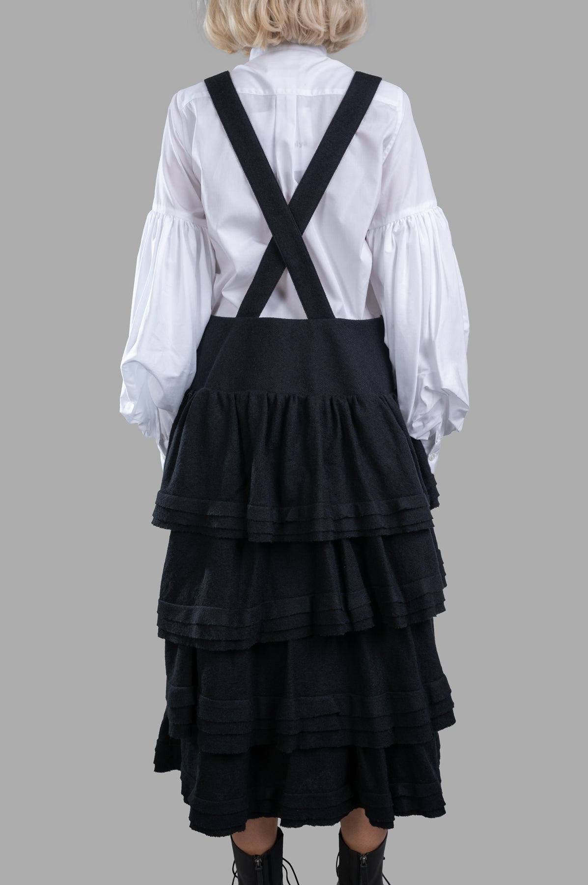 Wool Suspender Dress