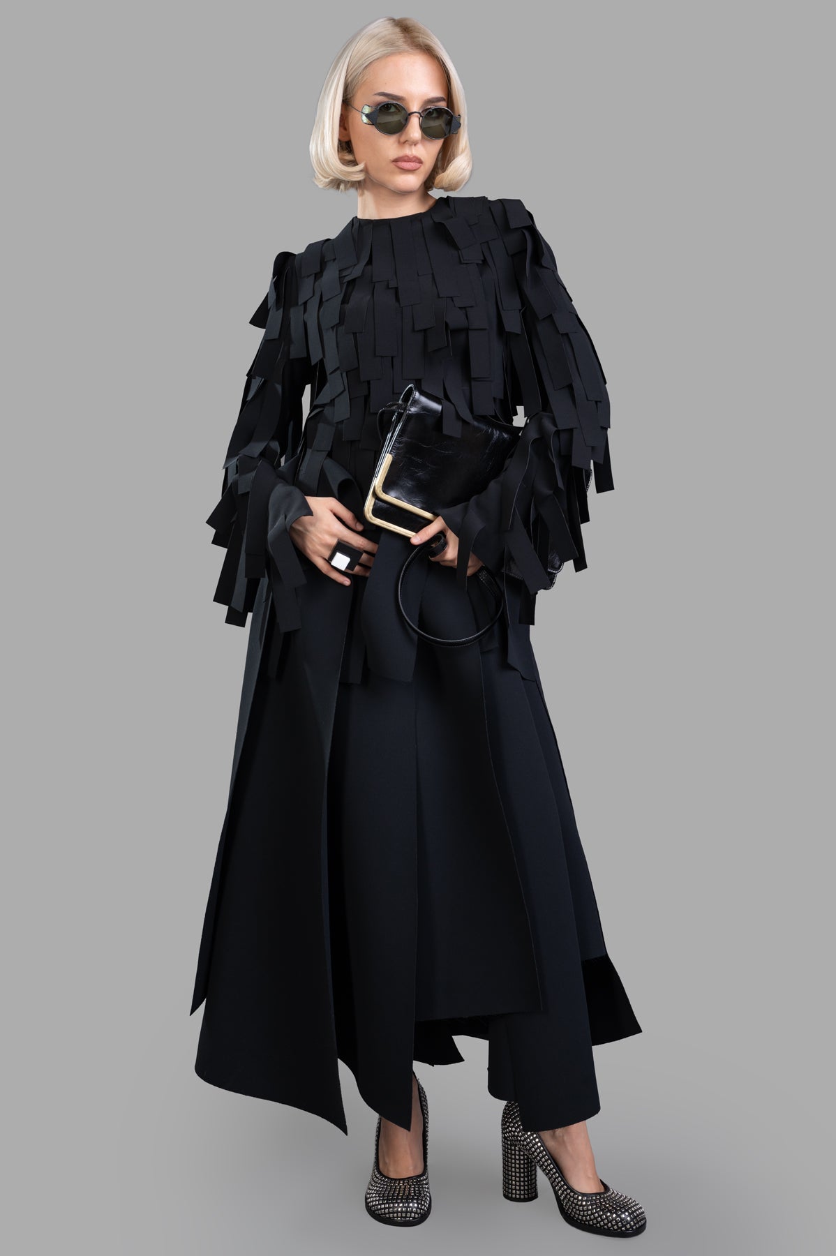 Multiple Asymmetric Panels Skirt