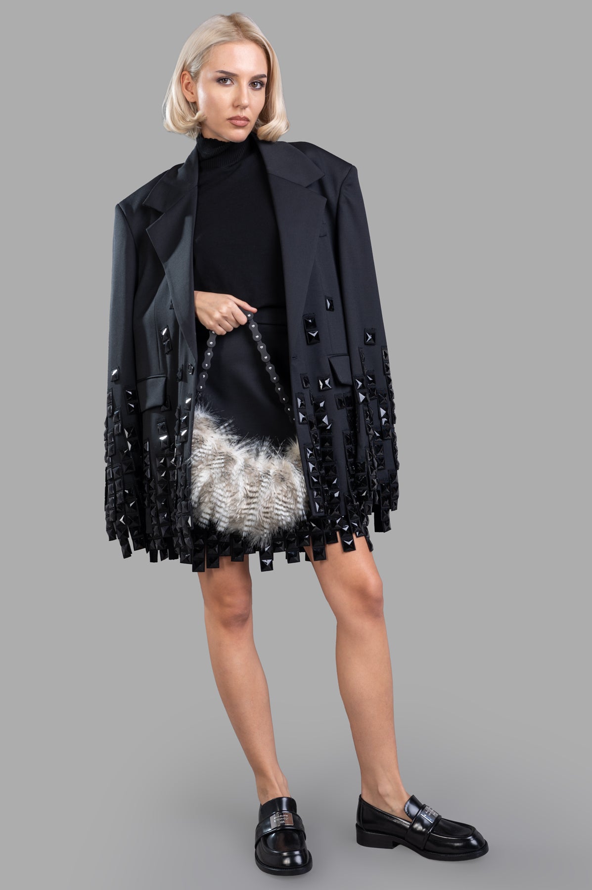 Stud-embelished Skirt