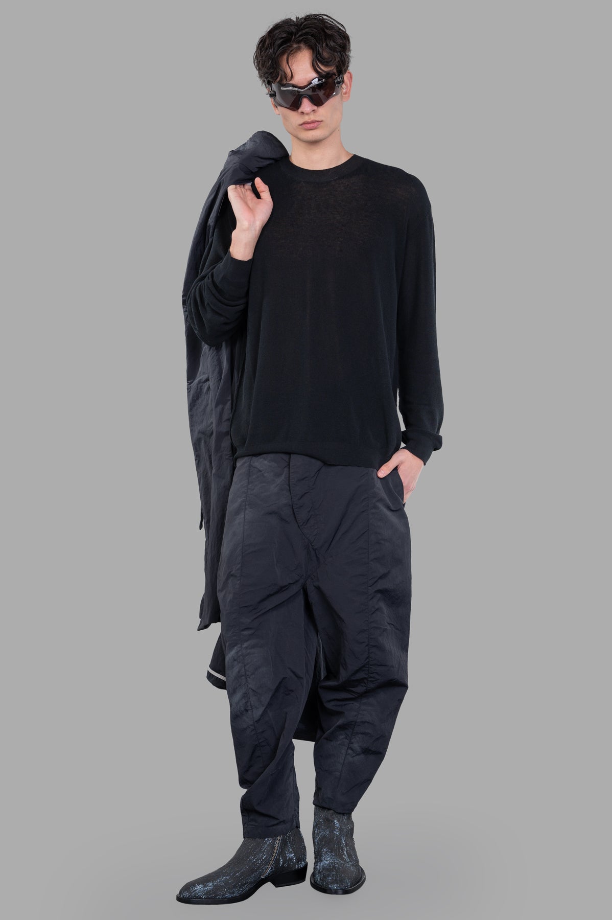 Drop-crotch Pants