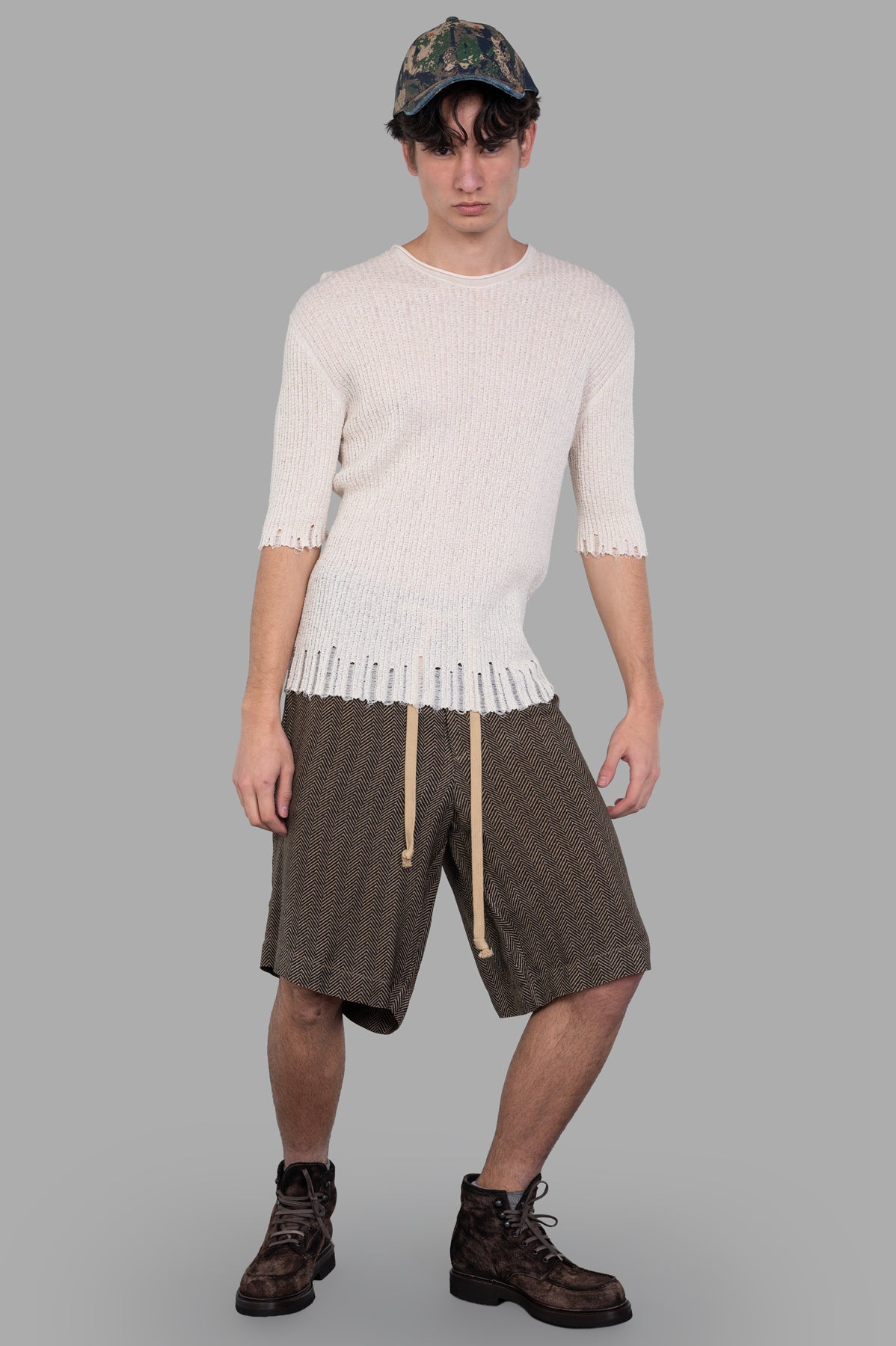 Herringbone Shorts
