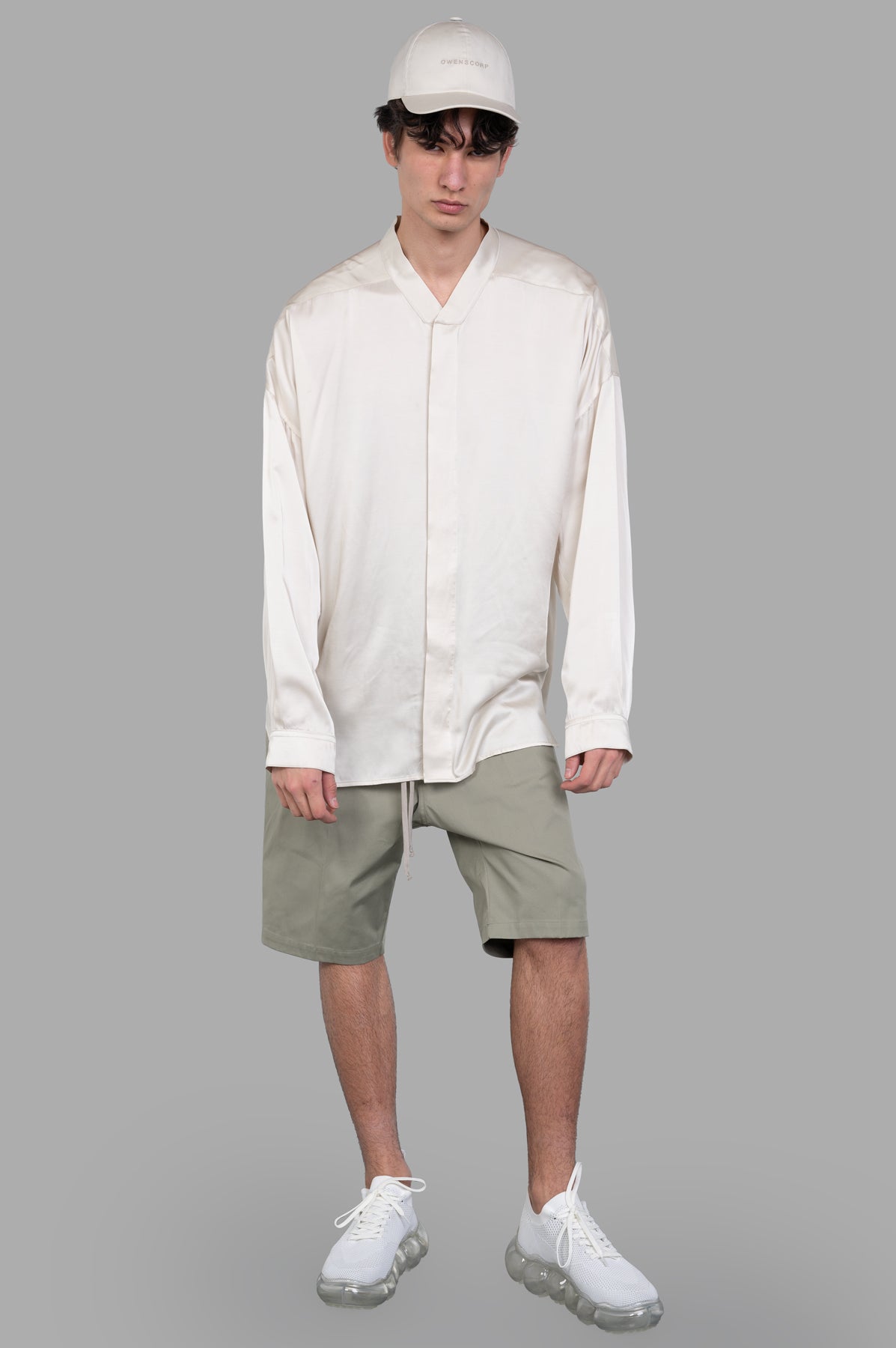 Snap-collar Shirt