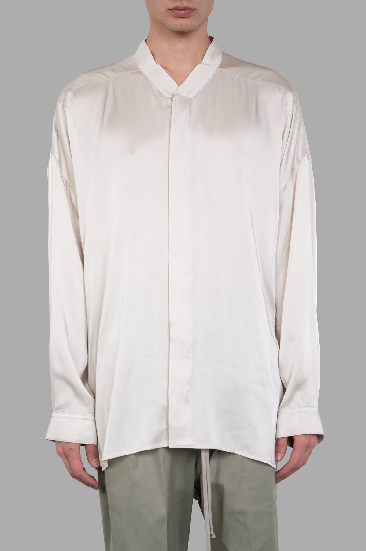 Snap-collar Shirt