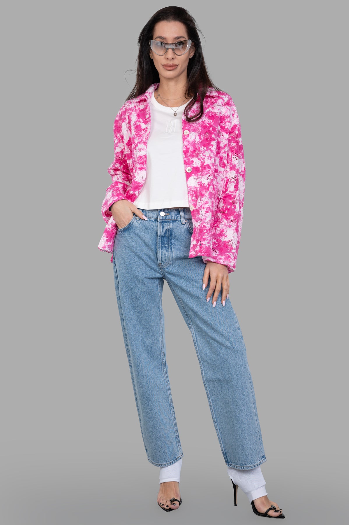 Tie Dye Cotton Jacket