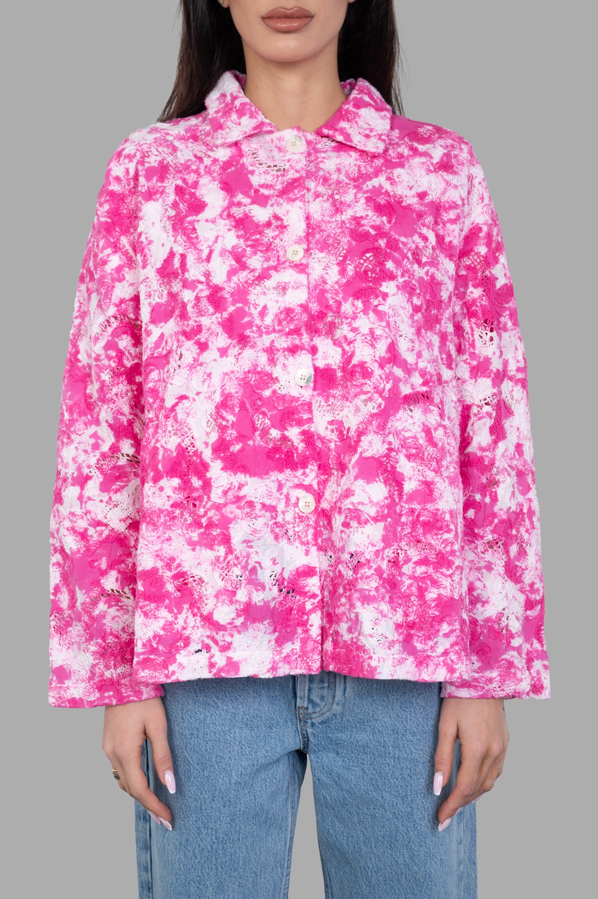 Tie Dye Cotton Jacket
