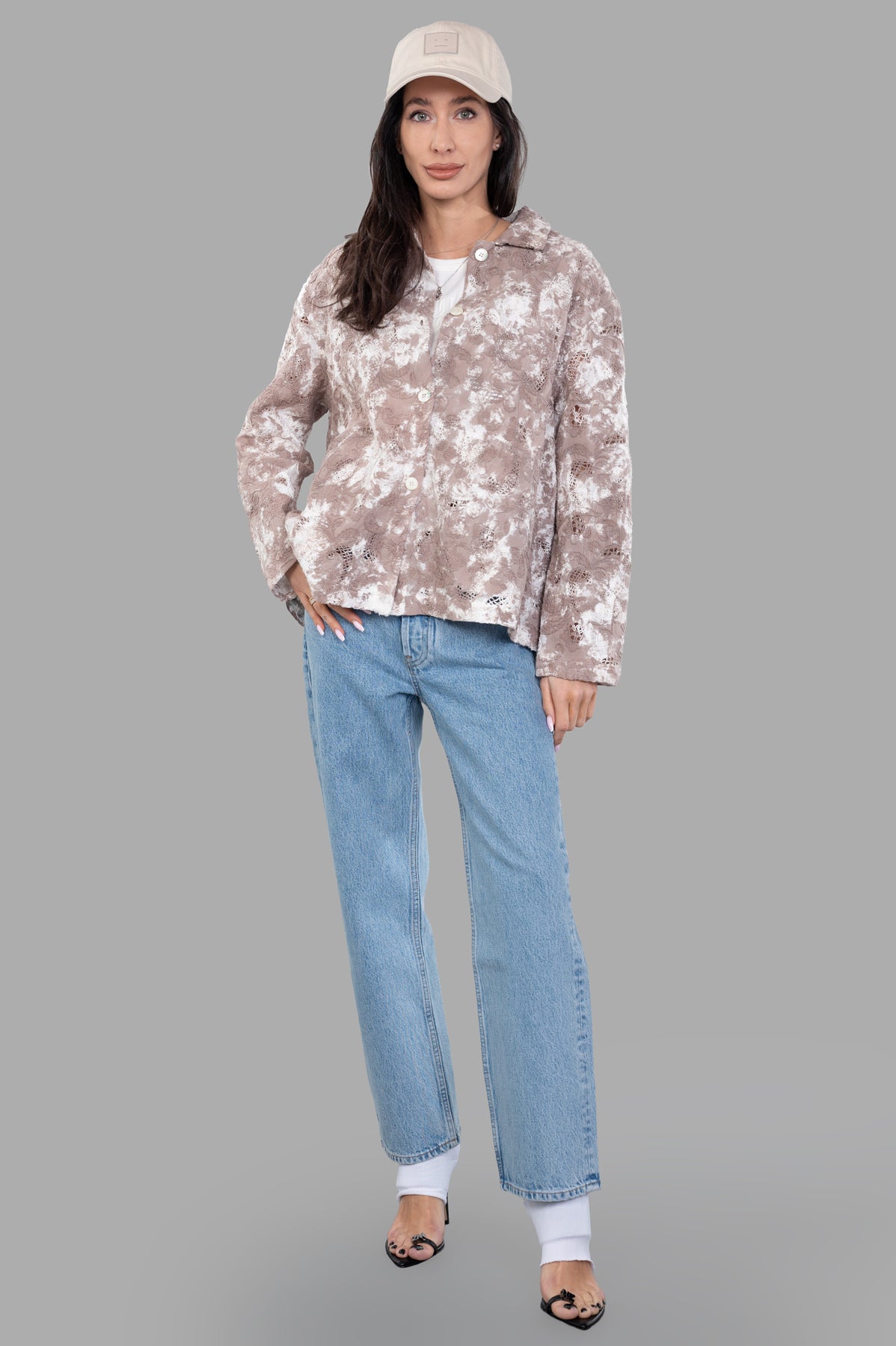 Tie Dye Cotton Jacket