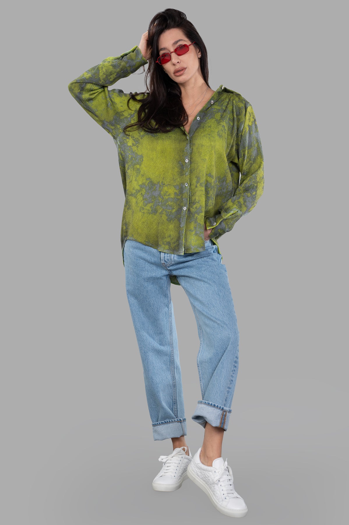 Camouflage Silk Shirt