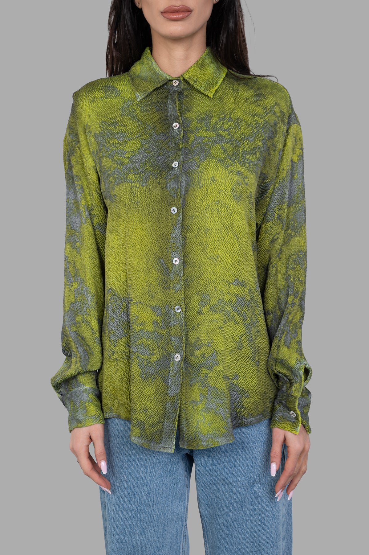 Camouflage Silk Shirt