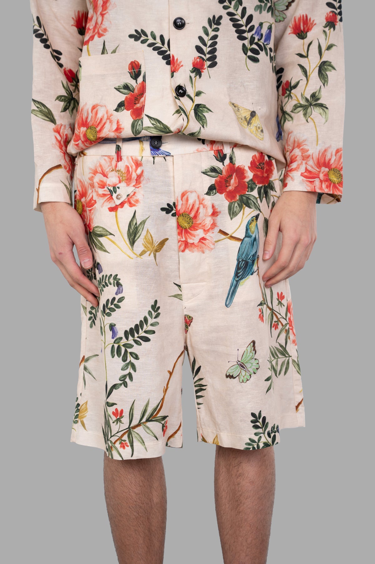 Floral-pattern Shorts