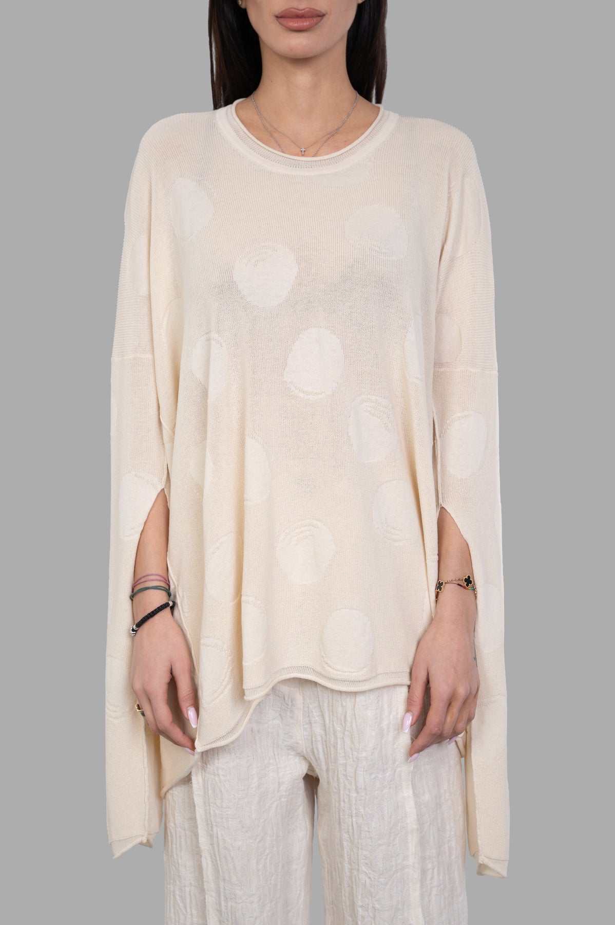 Gothic-sleeve Sweater