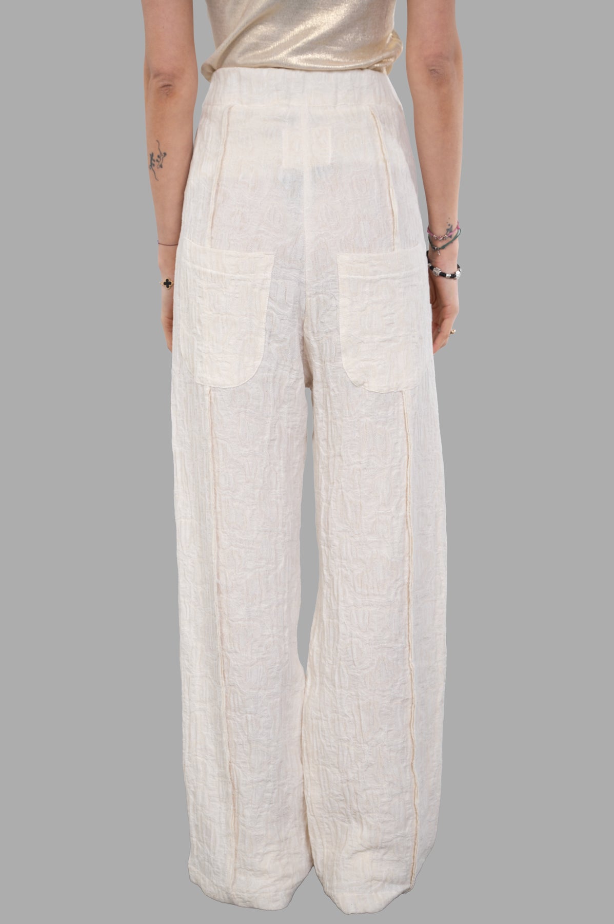Textured Trousers