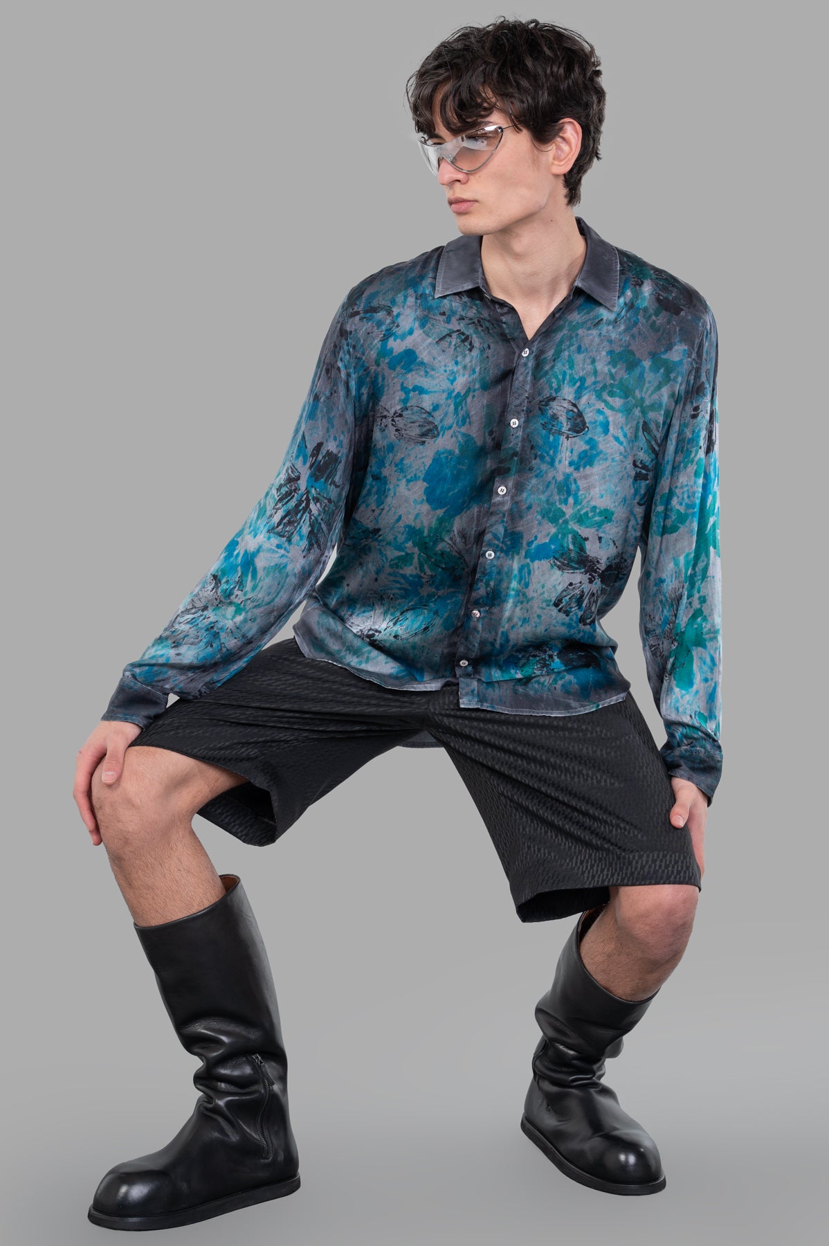 Abstract-print Shirt