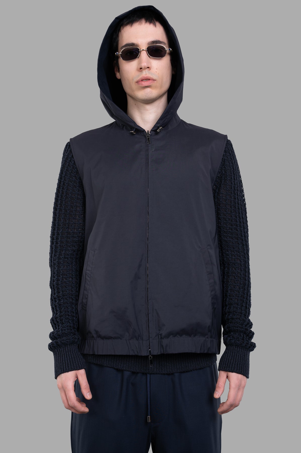 Hooded Vest Jacket