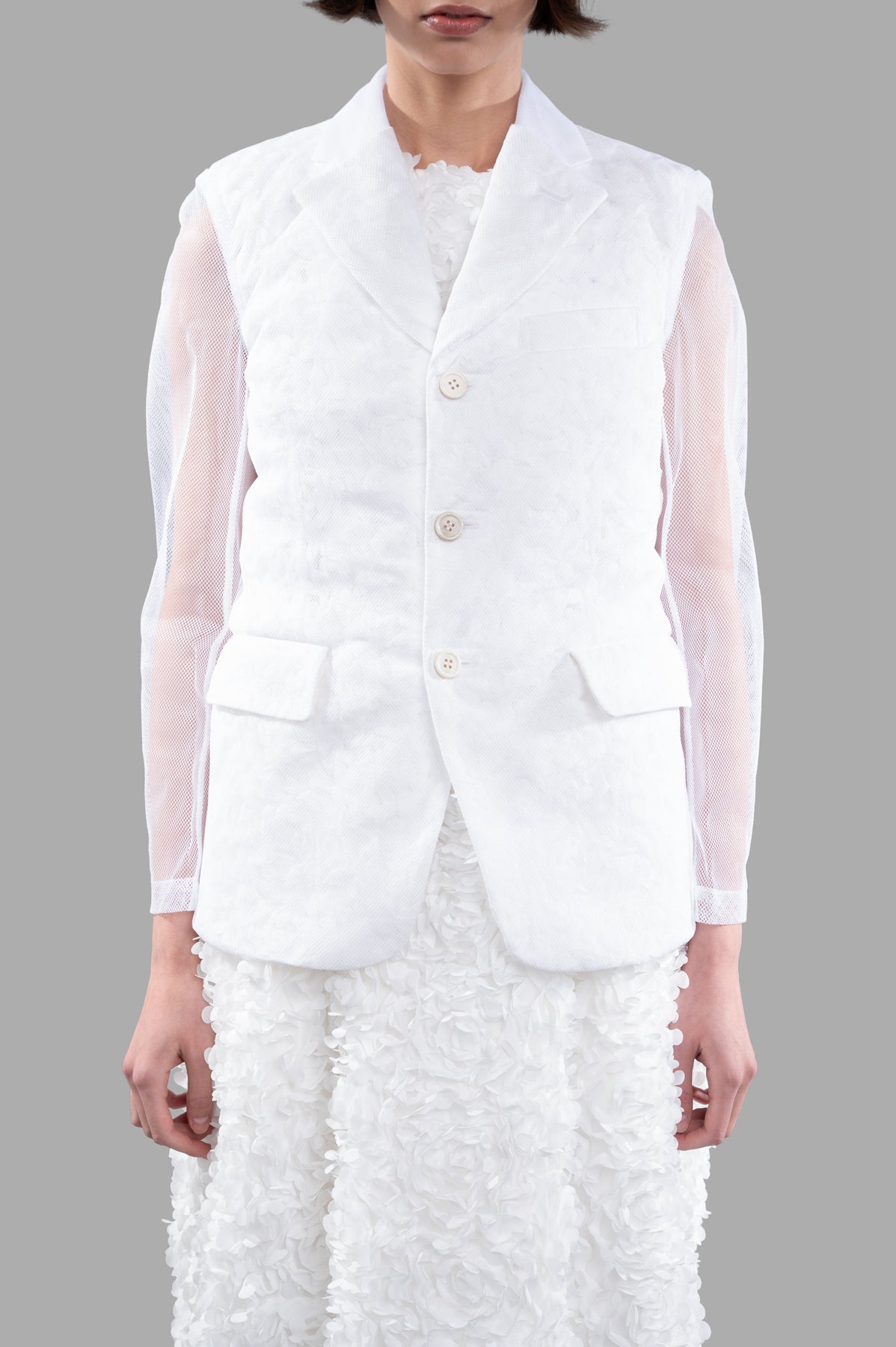 Flower-embroidery Jacket