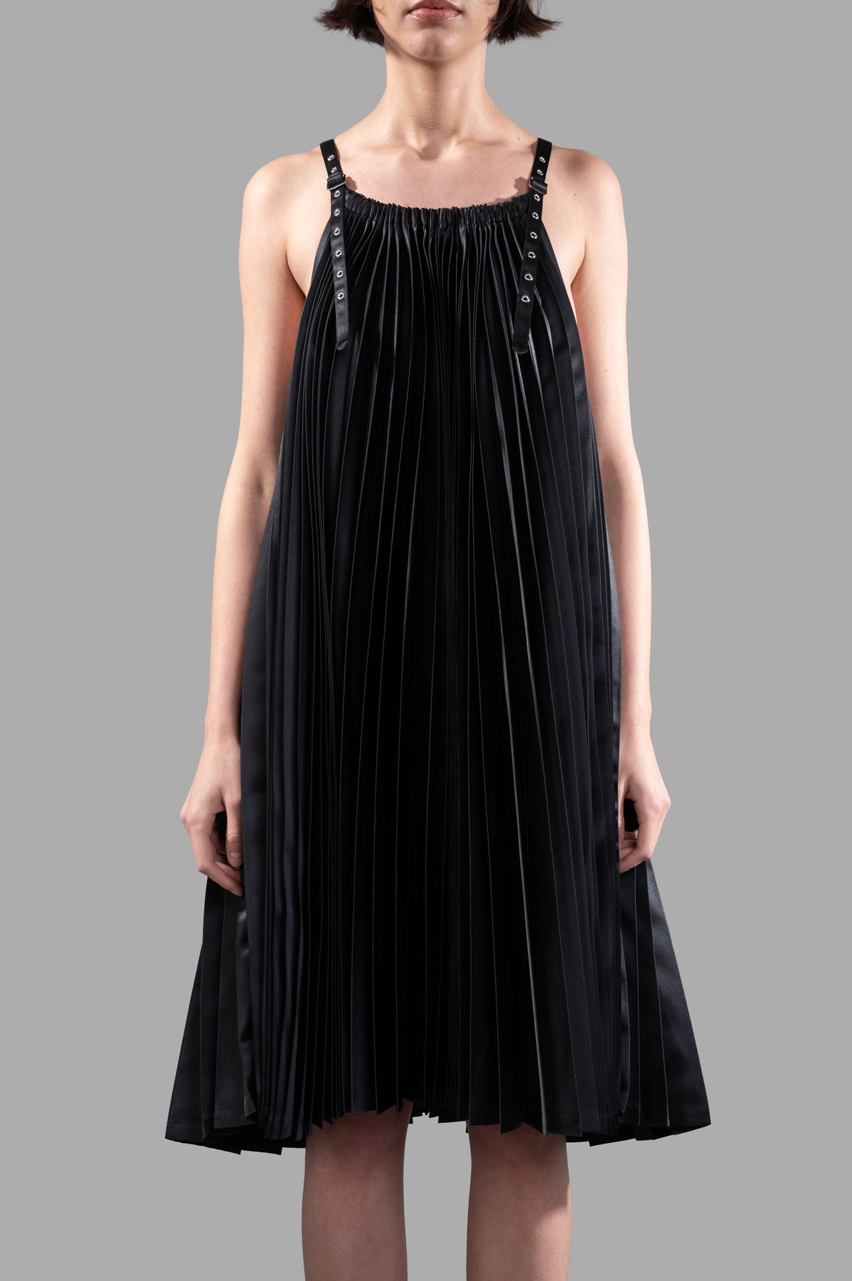 Pleated Skirt Dress