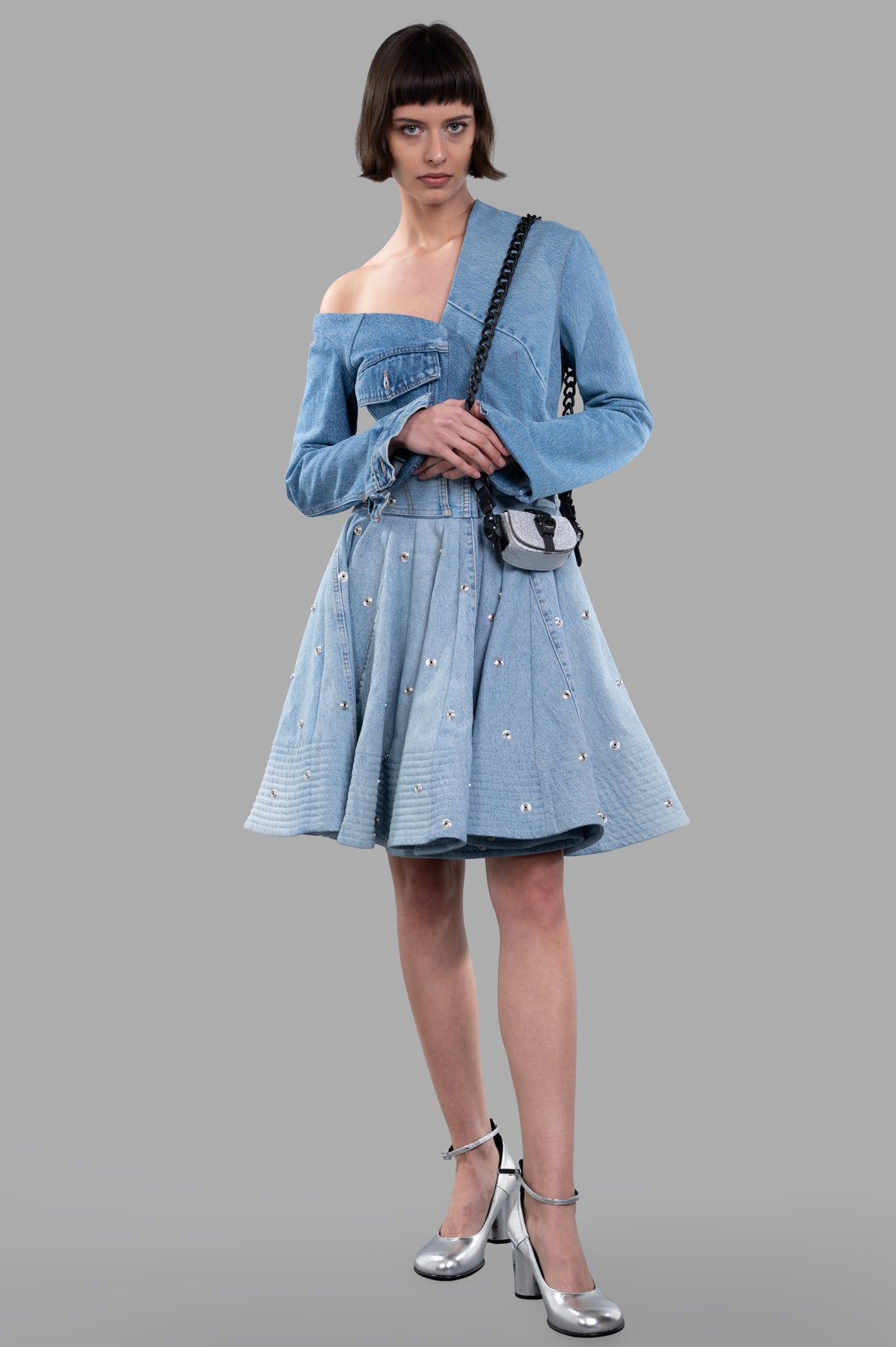 Recycled Denim Skirt