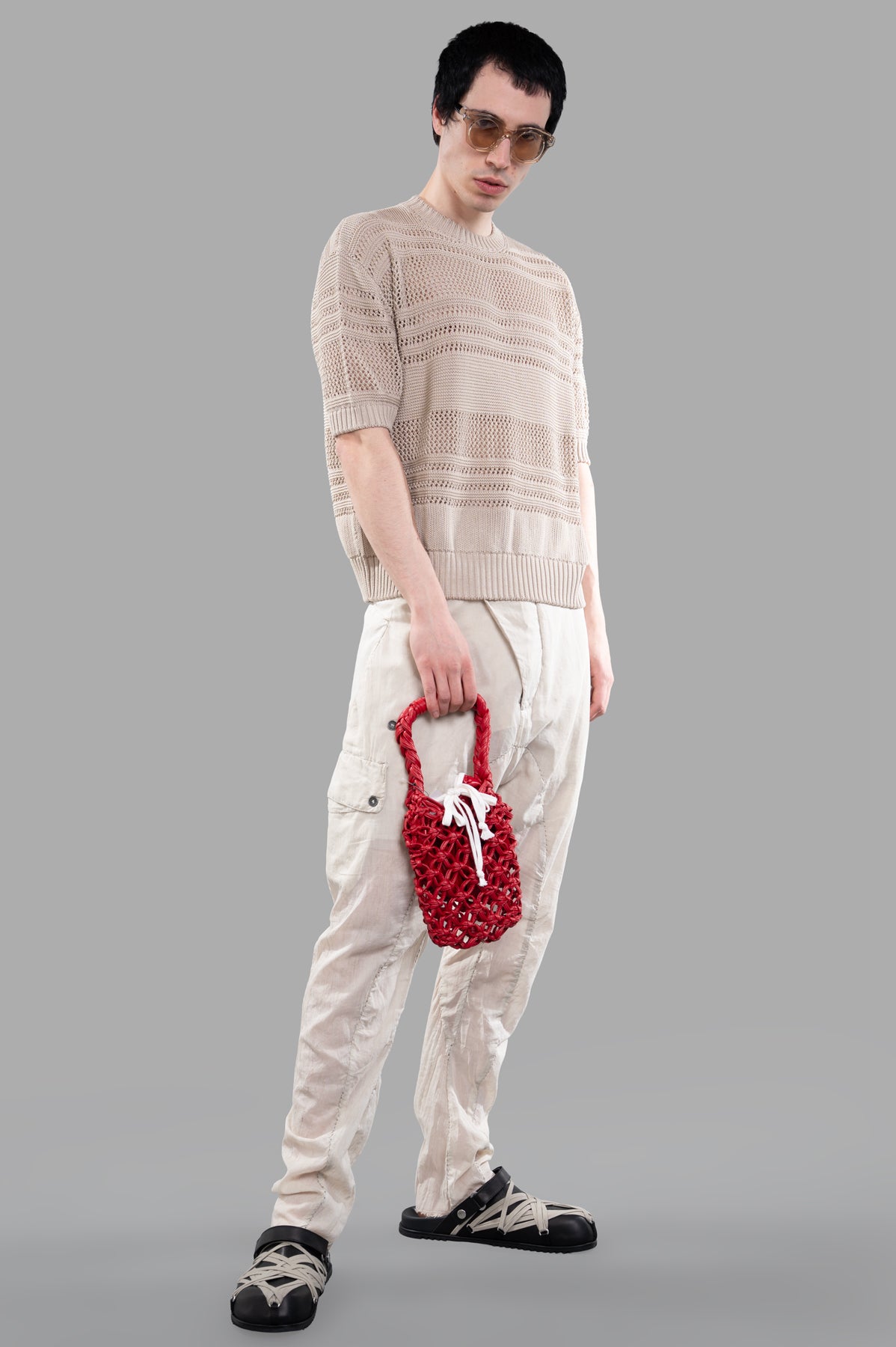 Lightweight Drop-crotch Pants
