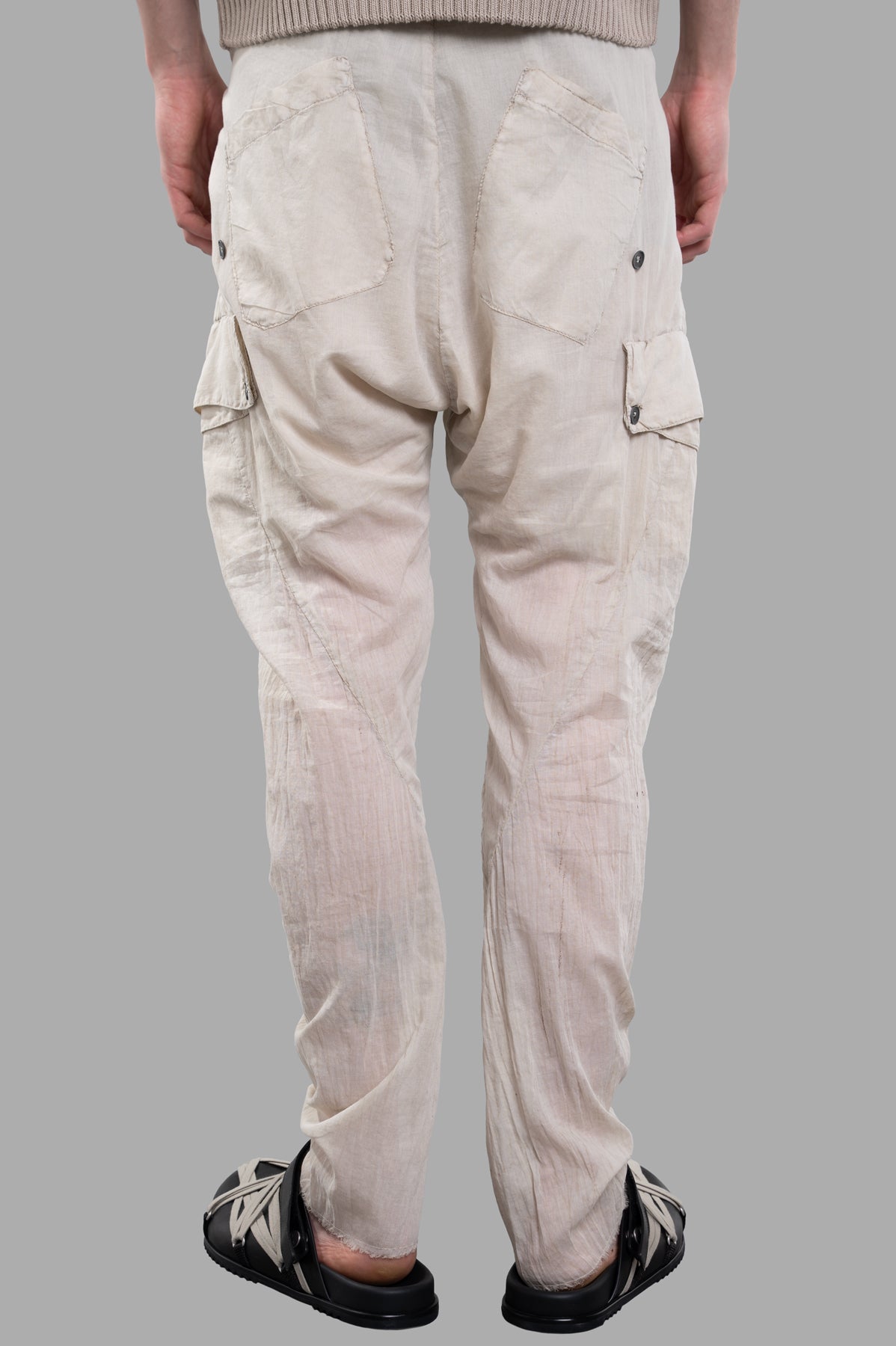 Lightweight Drop-crotch Pants