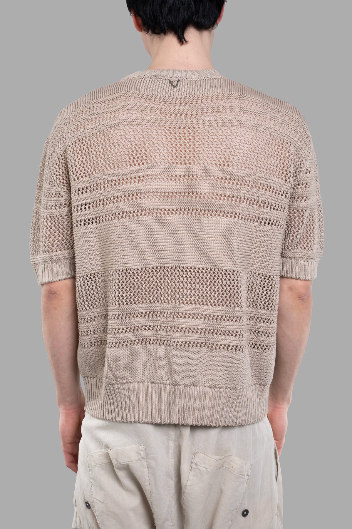 Perforated-mesh T-shirt