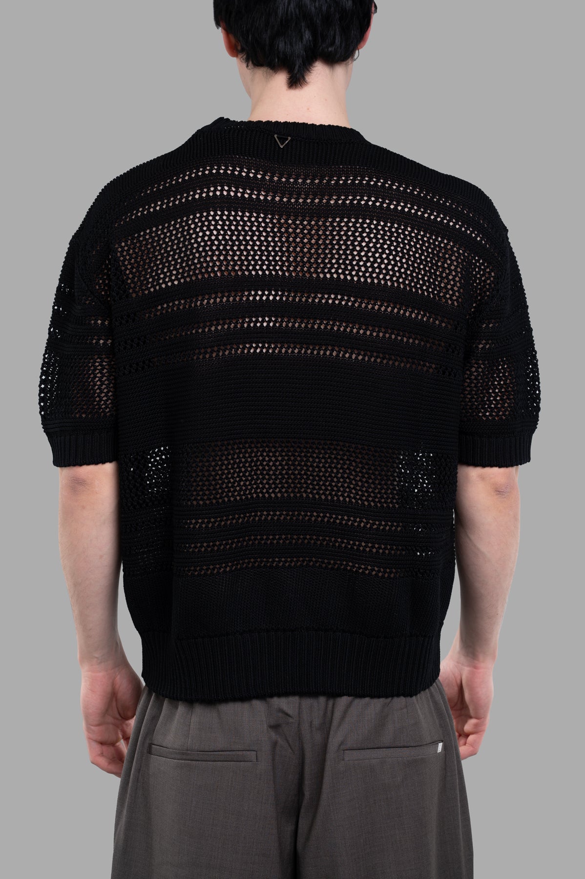 Perforated-mesh T-shirt