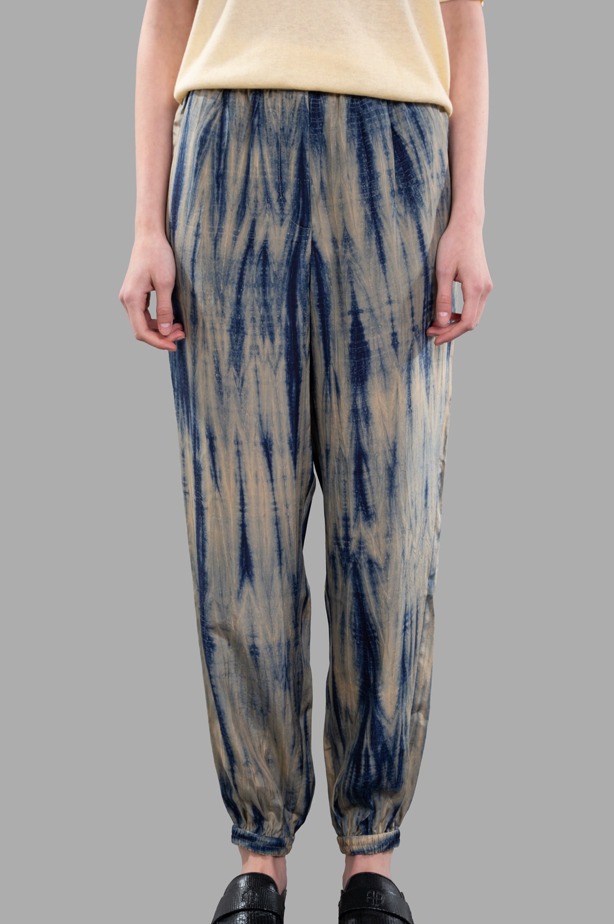 Tie-dye Silk Trousers