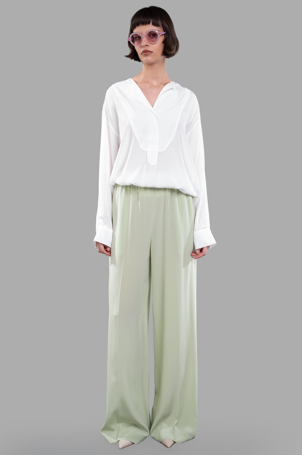 Crepe de Soie Silk Trousers