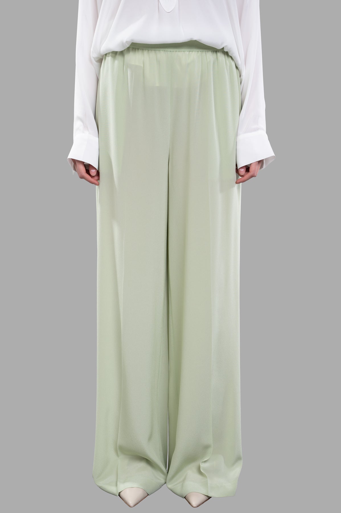 Crepe de Soie Silk Trousers
