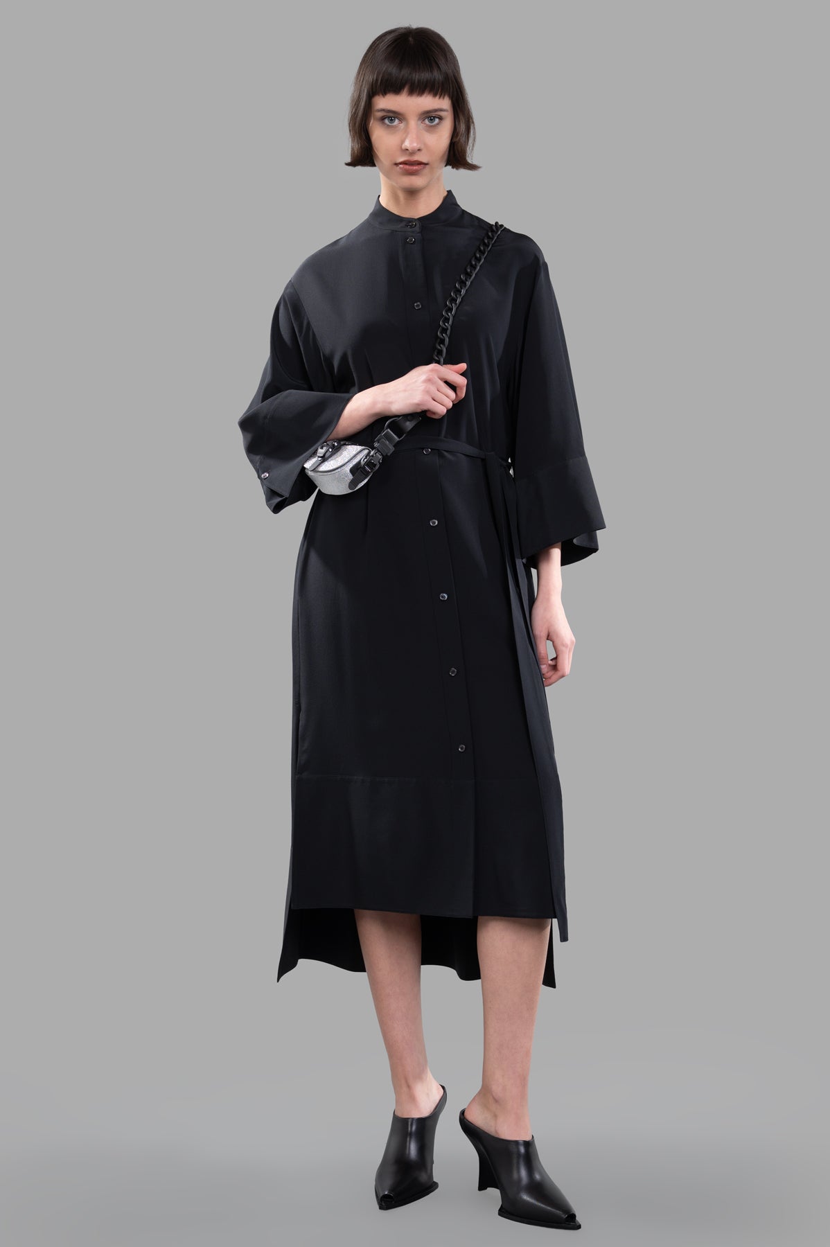 Crepe de Soie Silk Dress