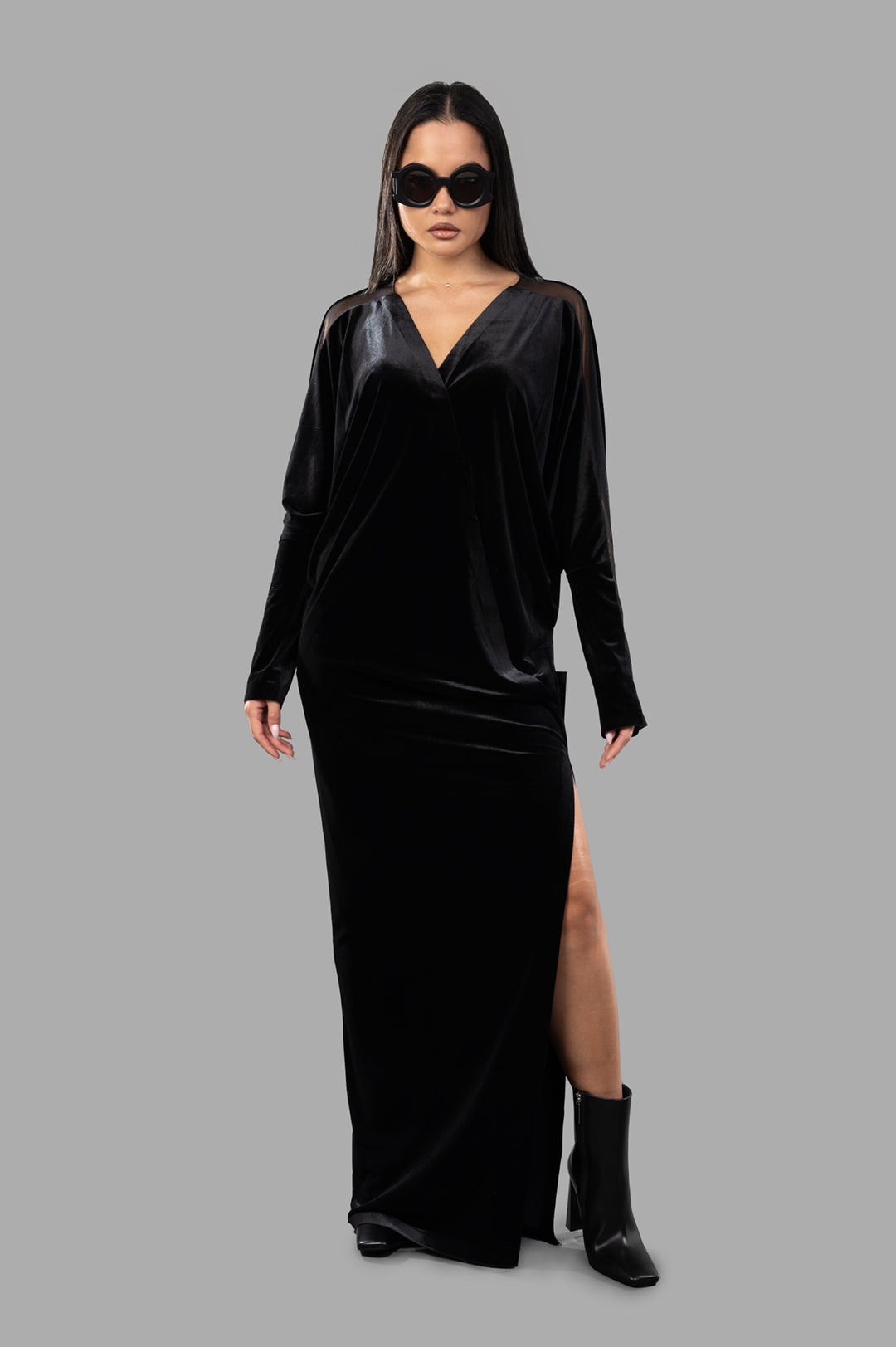 Dolman Wrap Gown