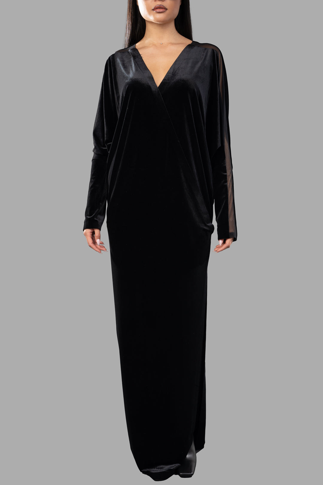 Dolman Wrap Gown