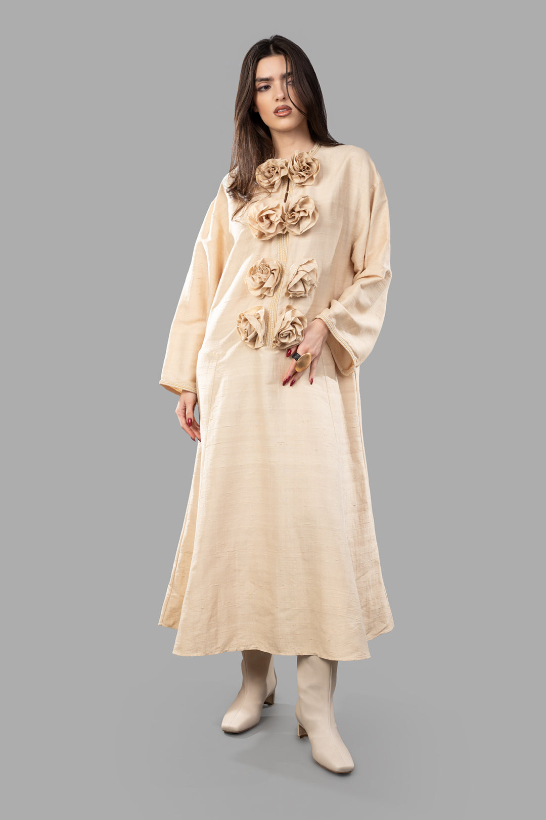 Cicelia Silk Maxi Dress