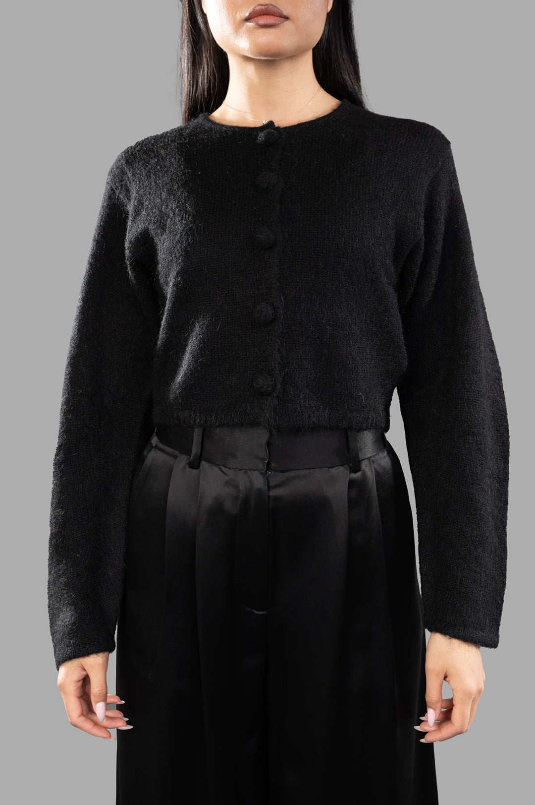 Zharea Wool-blend Cardigan