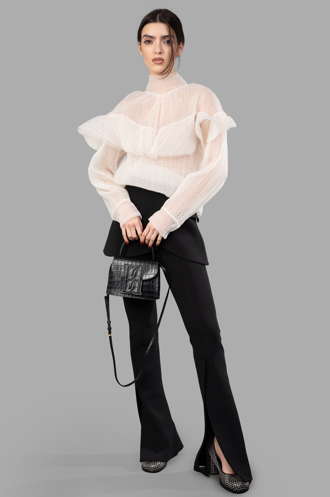 Double Layered Tulle Top