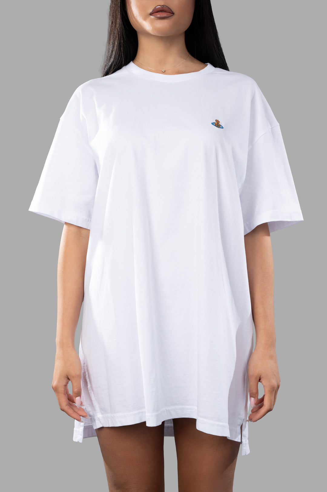 White T-shirt Dress