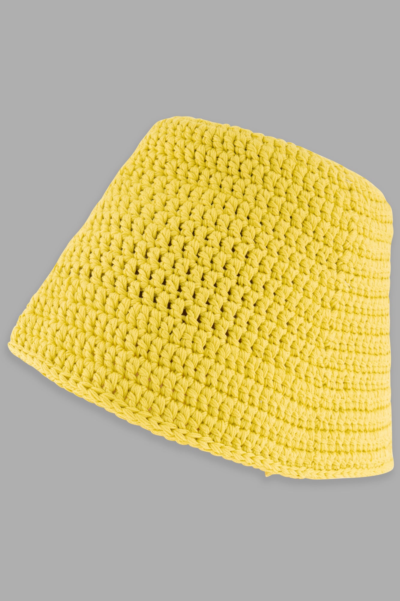 Yellow Woven Hat