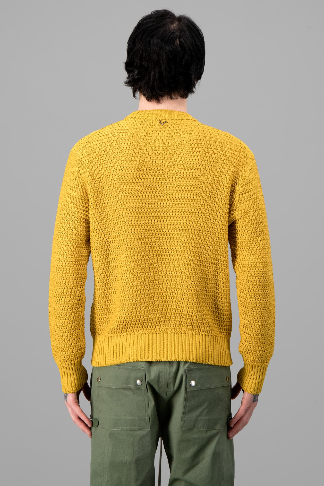 Yellow Crew Neck Sweater