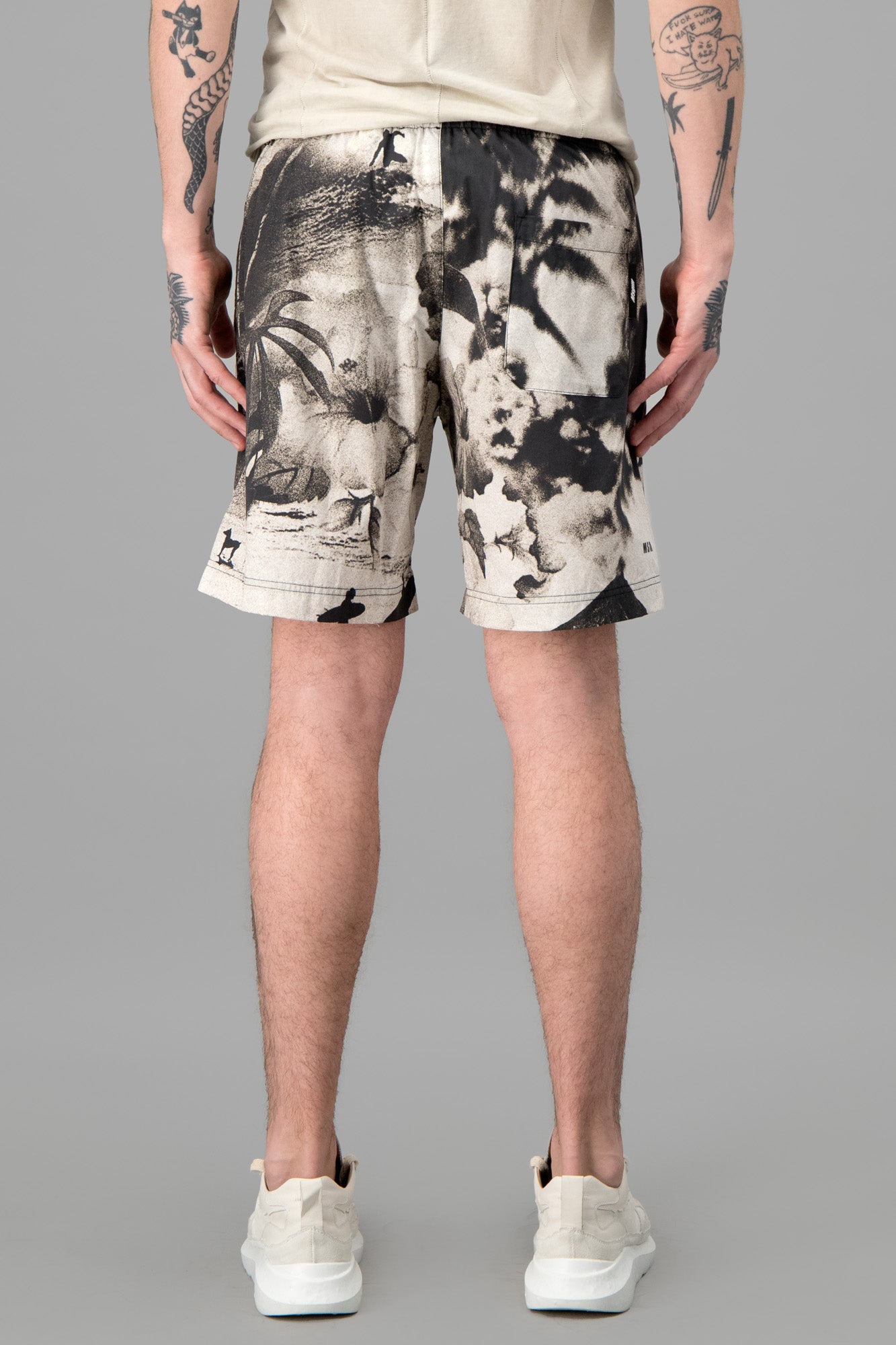 Graphic-Print Shorts