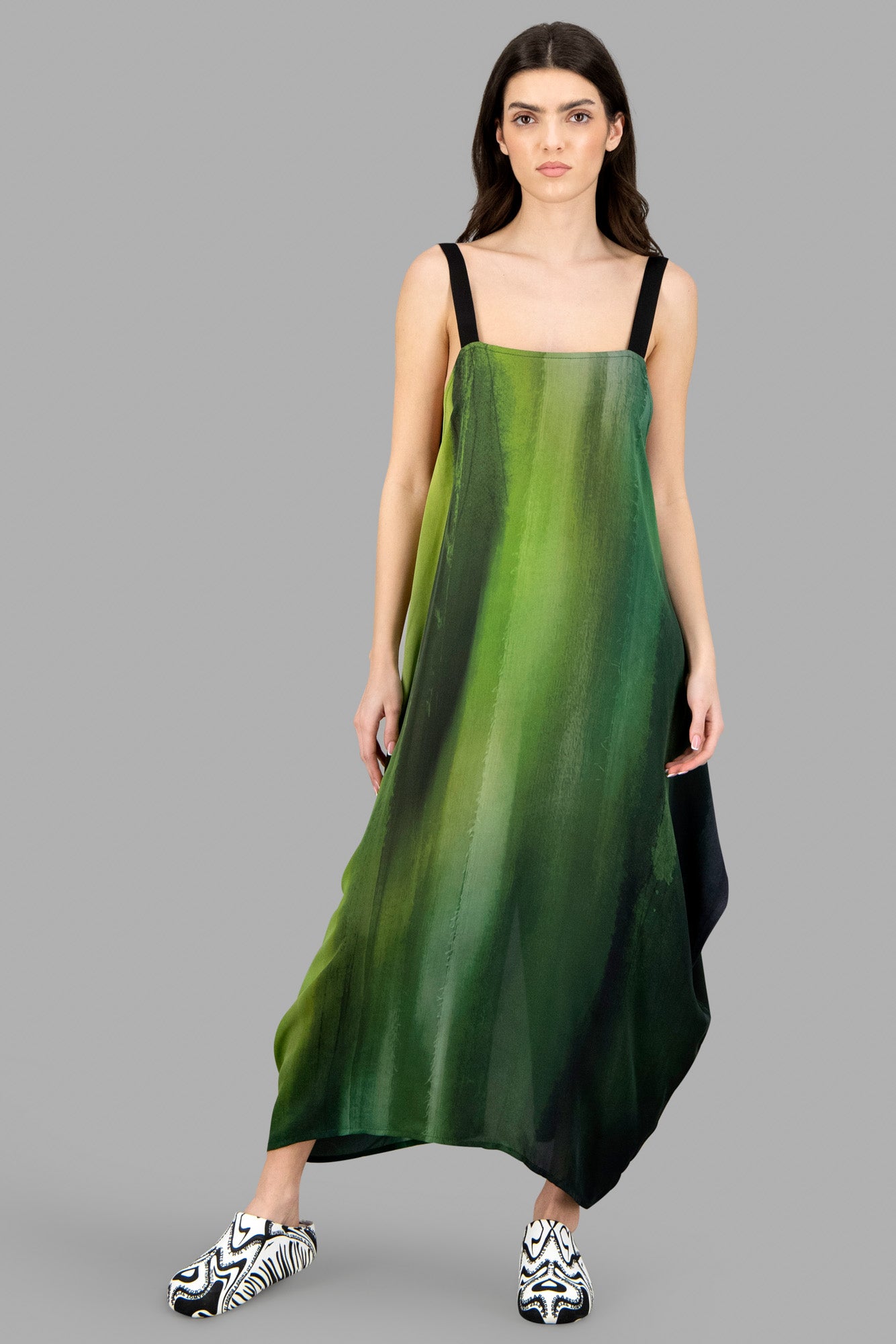 Gradient-Print Dress