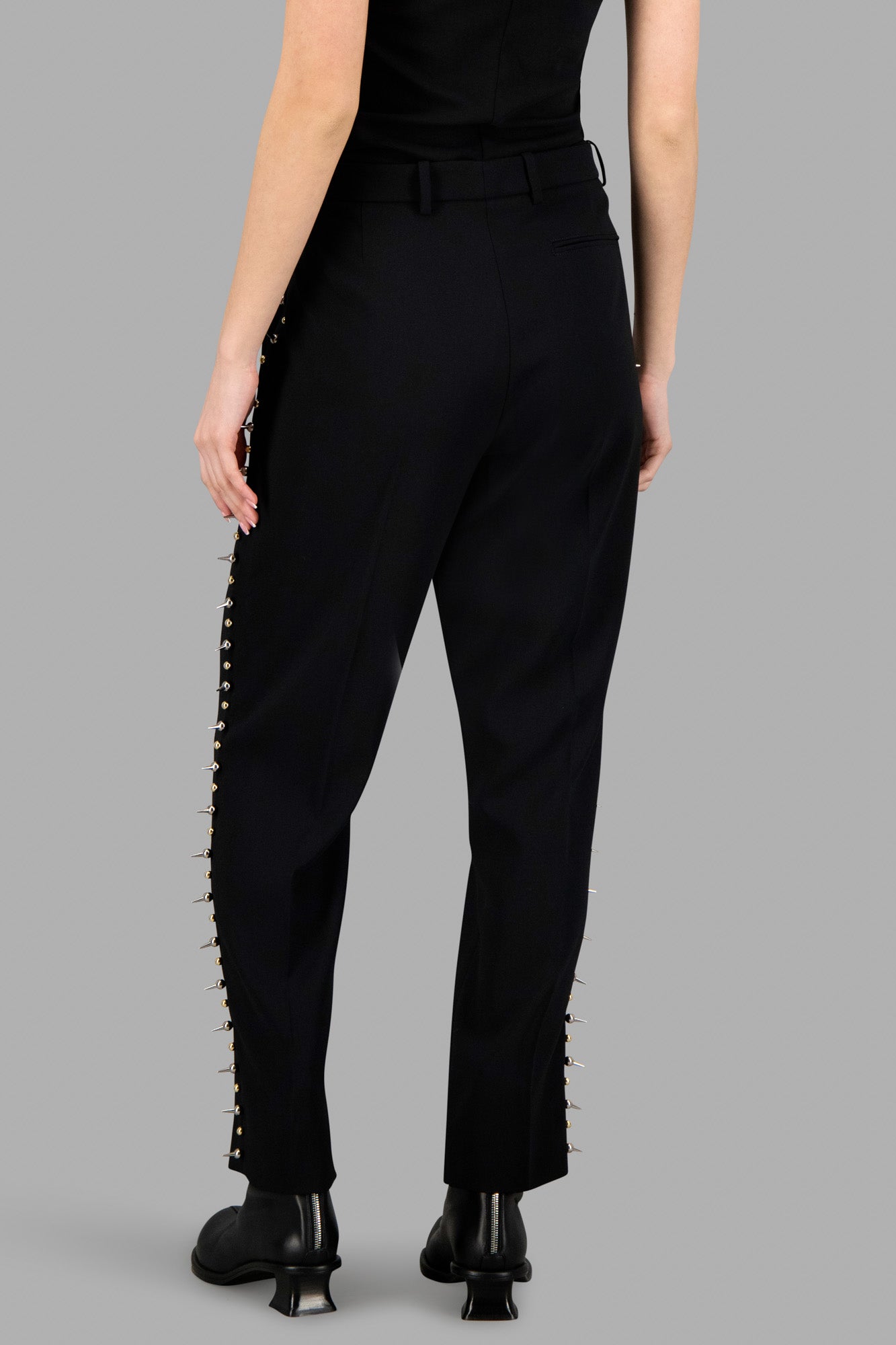 Stud-Detailed Trousers